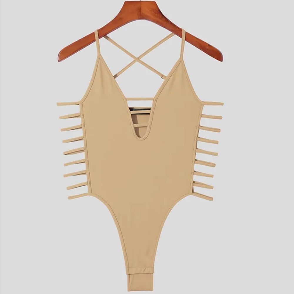 Strappy Leotard Bodysuit